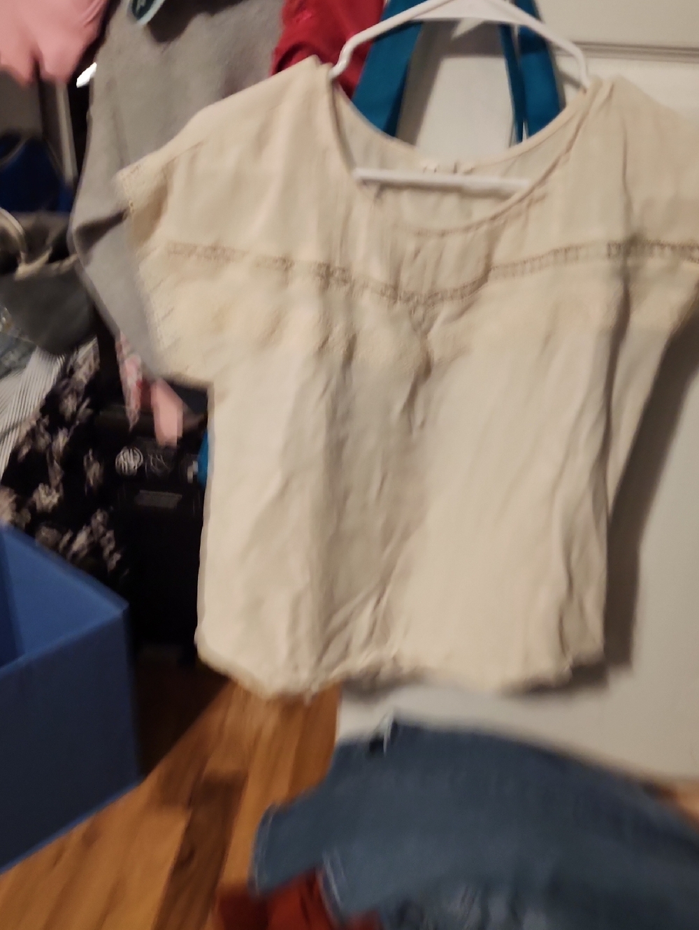 mine Cream Short Sleeve Boho Tee